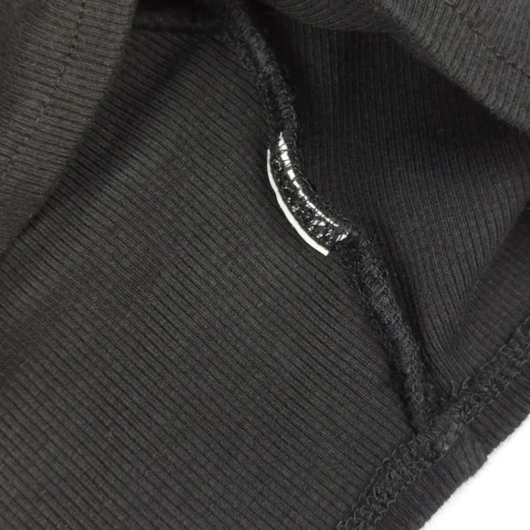 Zara Black Stretch Ruffled Sleeves Top. - Picture 13 of 14